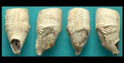 US Civil War Era Clay Pipe, For Auld Lang Syne